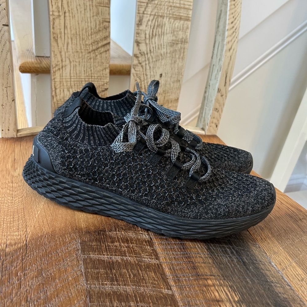 Men’s No Bull Black Knit Runner Sneakers
